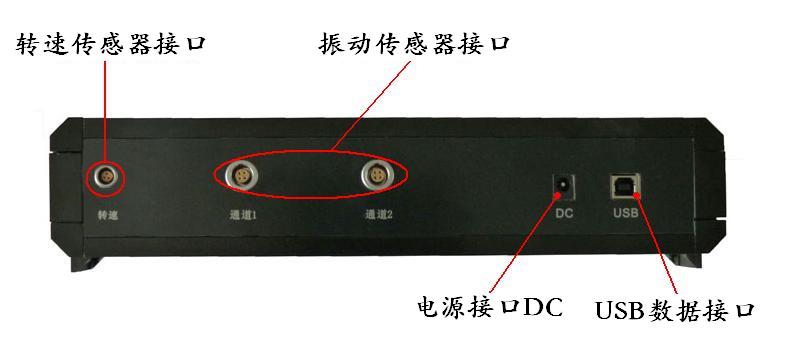 LC-8000多通道振動故障診斷系統(tǒng)采集箱后面板